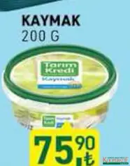TARIM KREDİ KAYMAK 200 G fiyat ve kampanya bilgisi